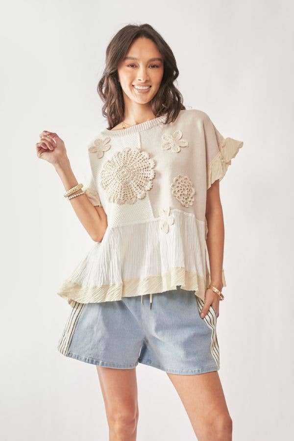 The Sweater Blossoms Top