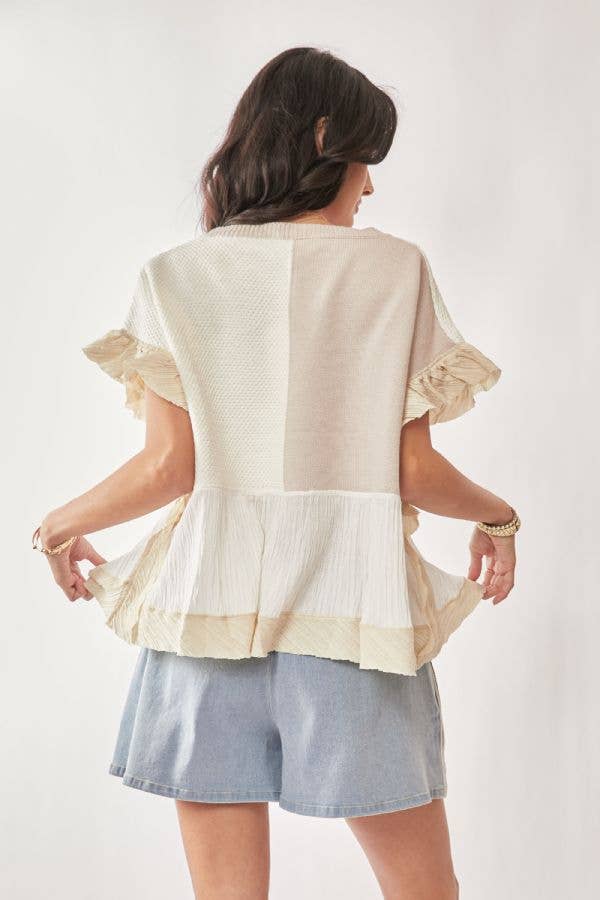 The Sweater Blossoms Top