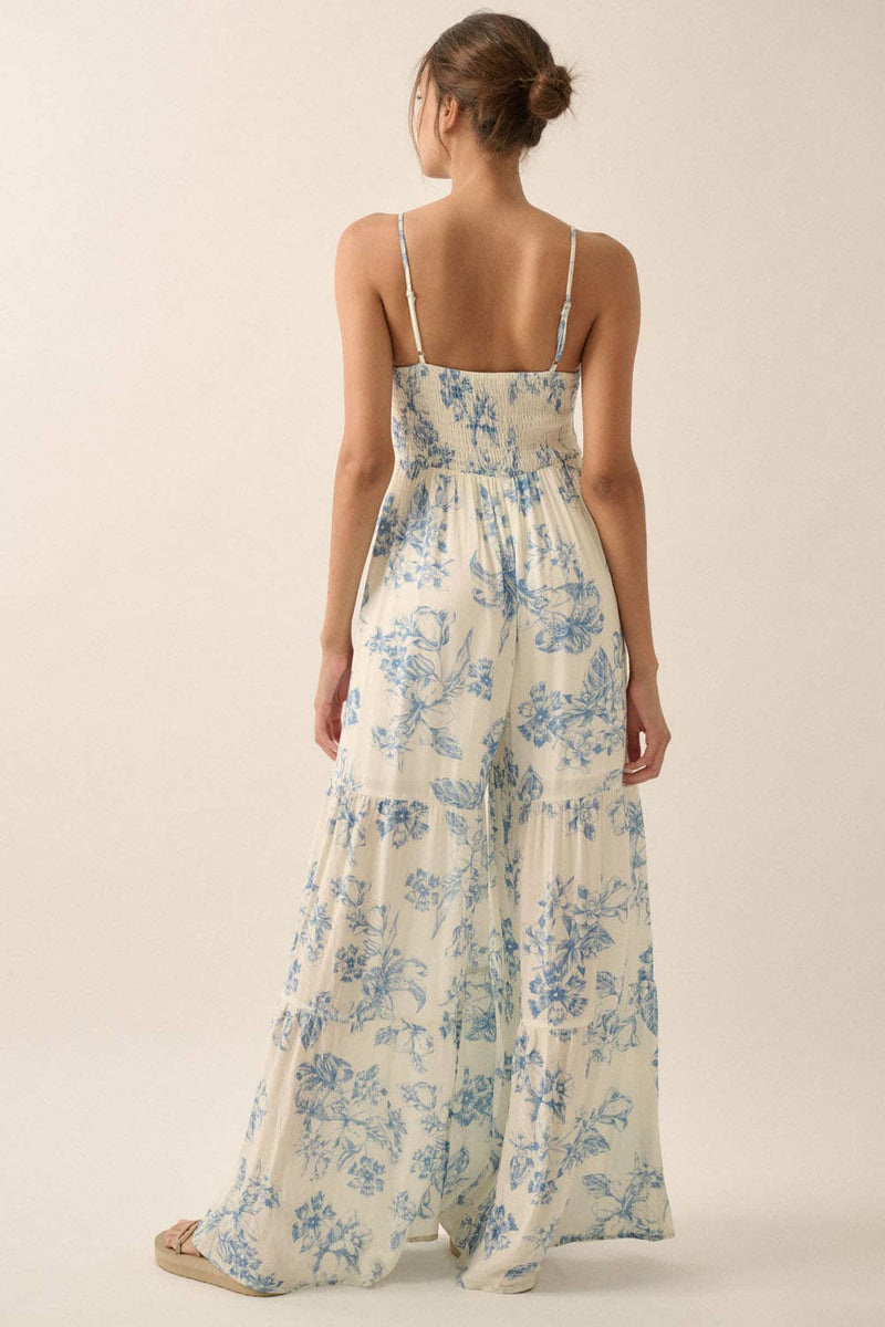 Floral Crepe Romper