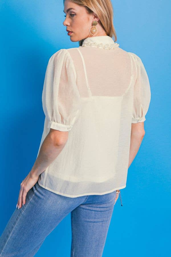 The Minnie Pearl Blouse