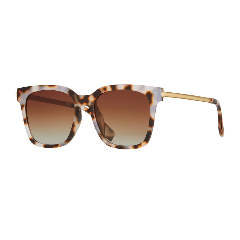 Everly -Ivory Tort / Gold / Grad Brown Polarized