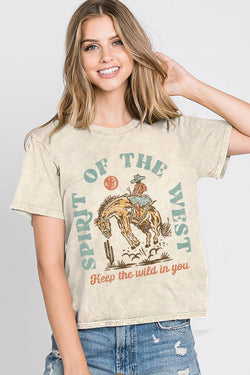 Spirit Of the West Cowboy Graphic Tee
