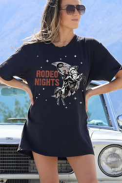 Rodeo Nights Cowboy Graphic Tee