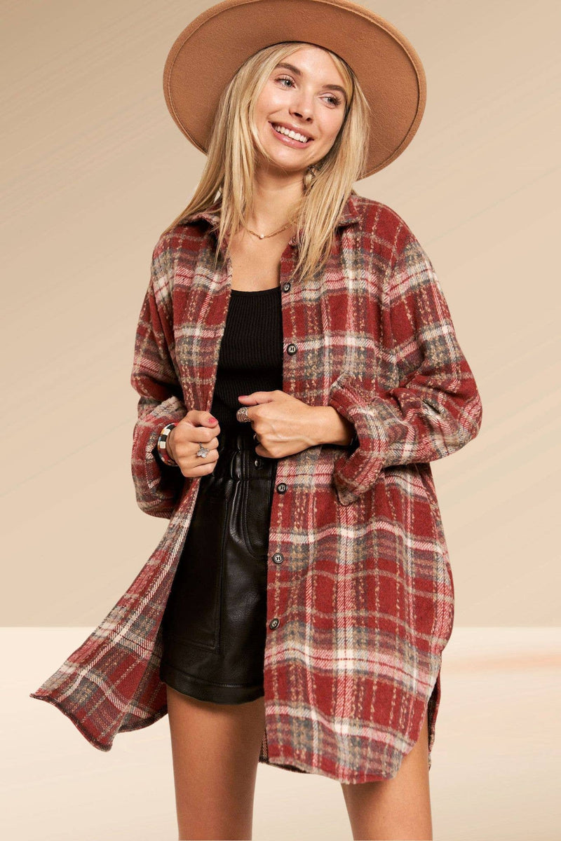 CHECK FLANNEL SHACKET