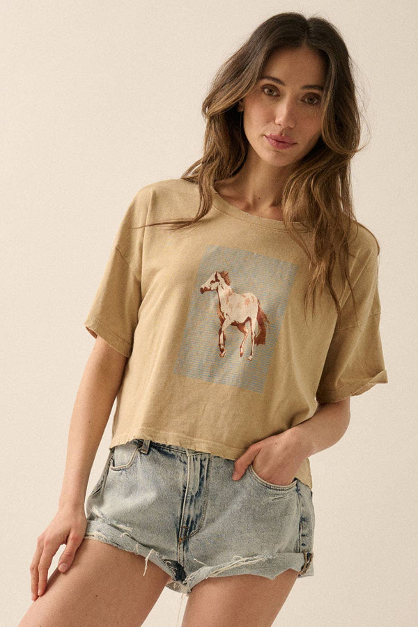 Vintage Horse Crop