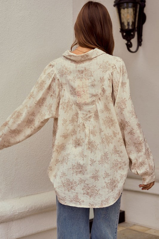 Desert Floral Top
