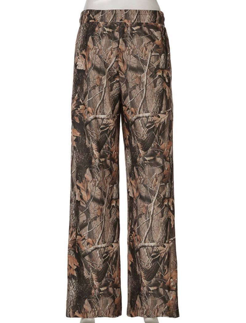 High-Waisted Camo Pants