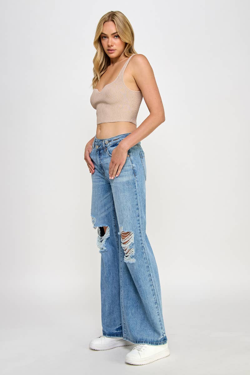 CROSSOVER RELAXED WIDE LEG