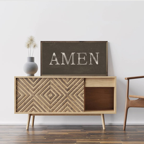 Amen Brown: 24 x 12 x 1.5