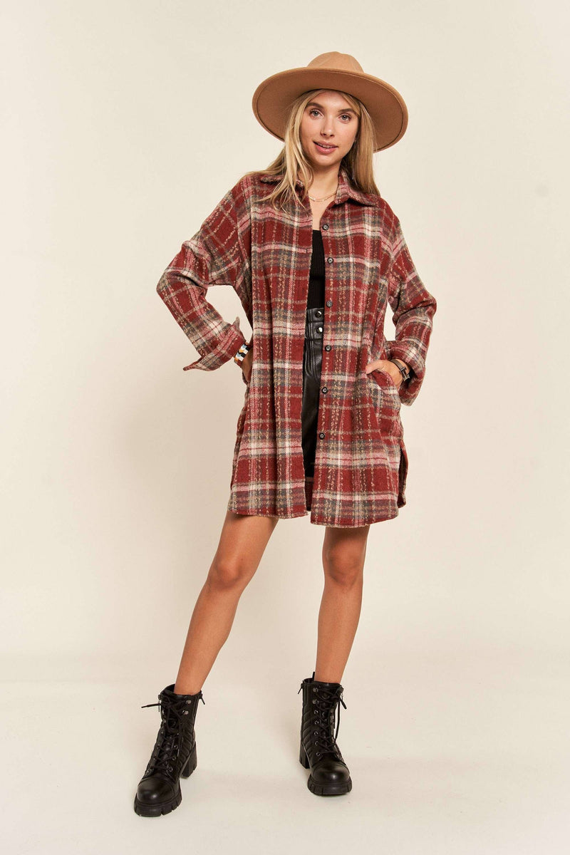 CHECK FLANNEL SHACKET