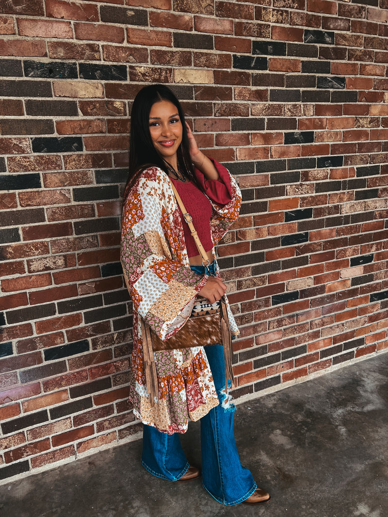 Fall Patchwork Kimono