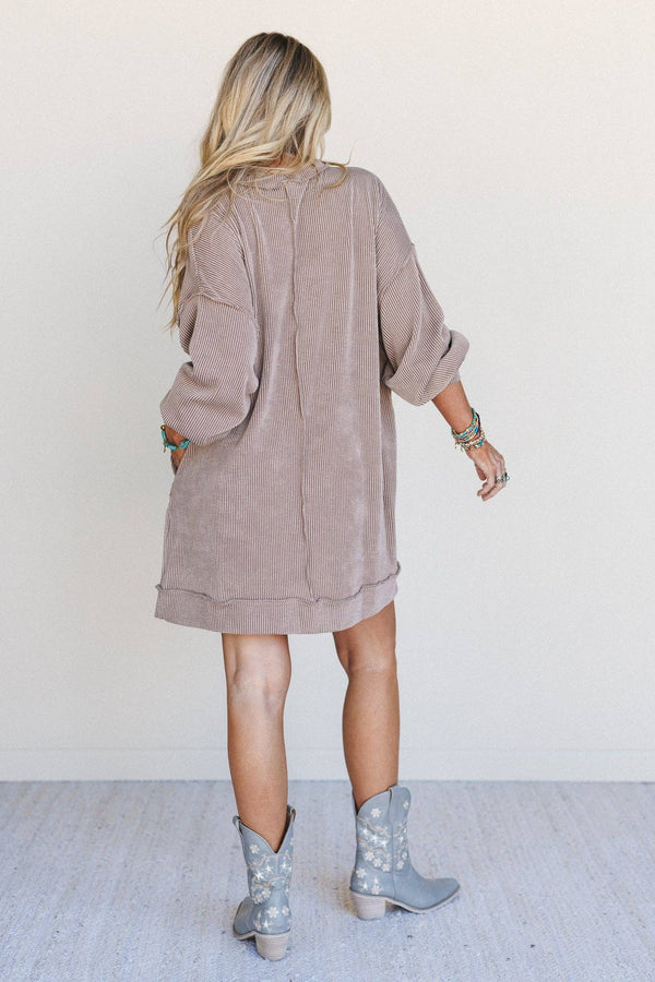 Moon Glow Long Sleeve Dress