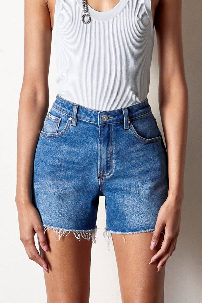 Trinny Denim Cut Off Shorts