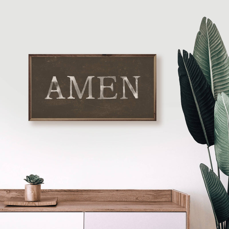 Amen Brown: 24 x 12 x 1.5