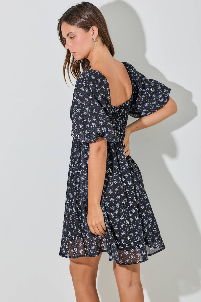 Gavaline Floral Dress