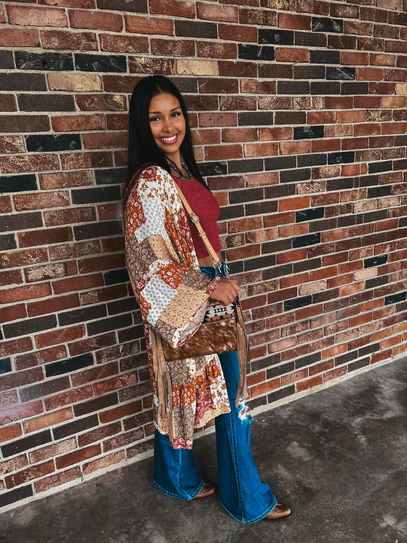 Fall Patchwork Kimono