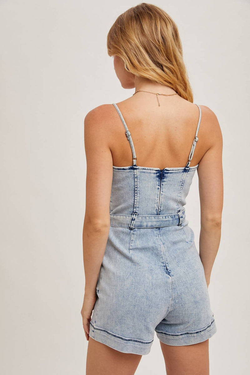 The Danali Denim Romper