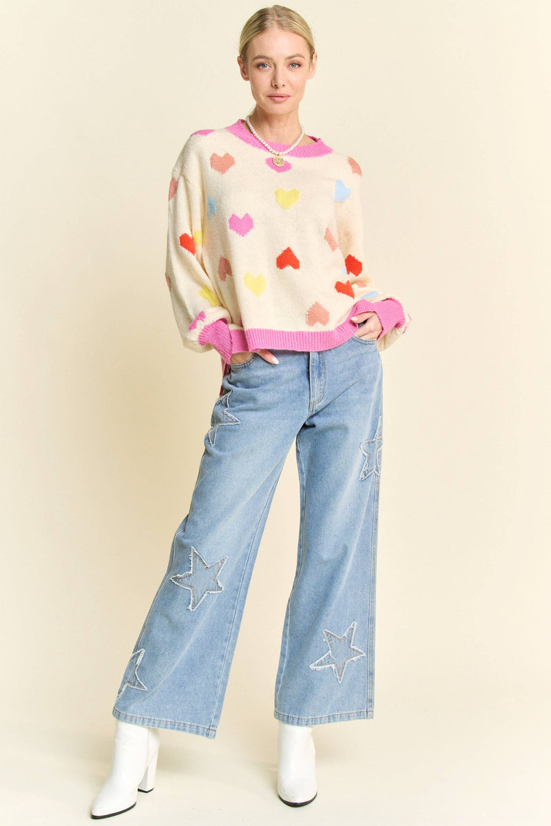 Star Patch Denim Pants