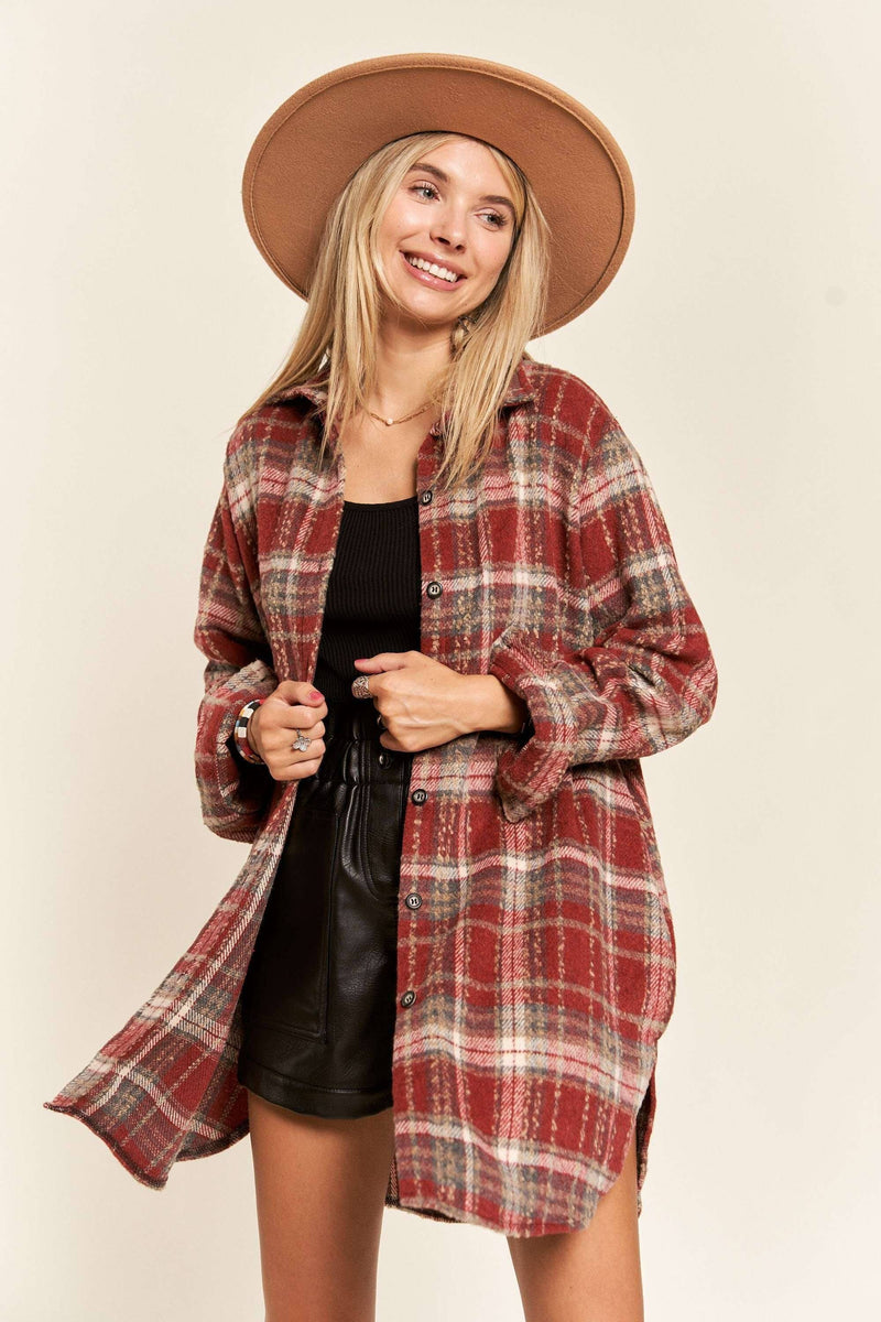 CHECK FLANNEL SHACKET