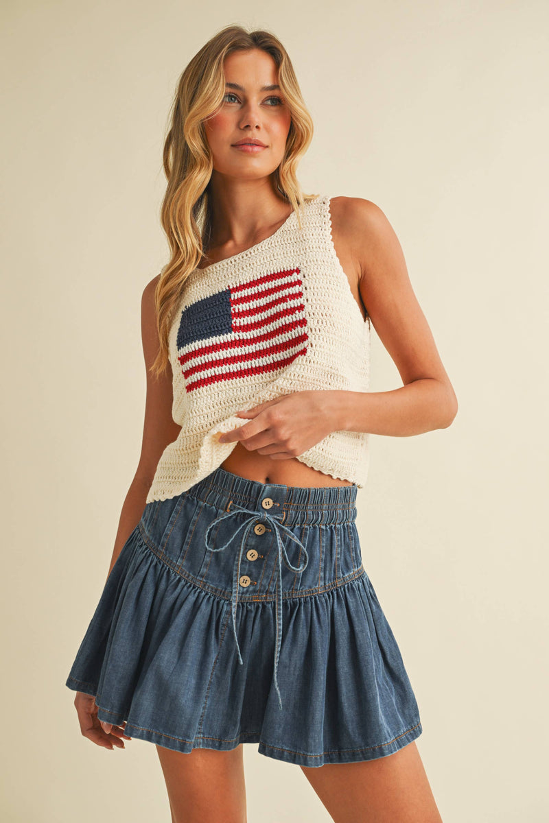 USA Knitted Tank