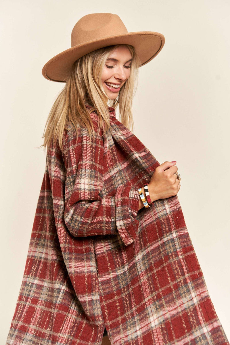 CHECK FLANNEL SHACKET