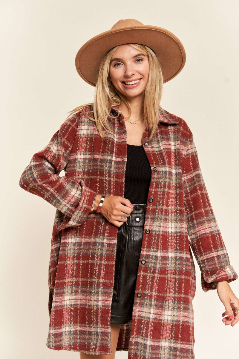 CHECK FLANNEL SHACKET