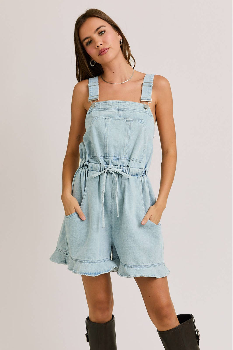 Lenai Overall Denim Romper