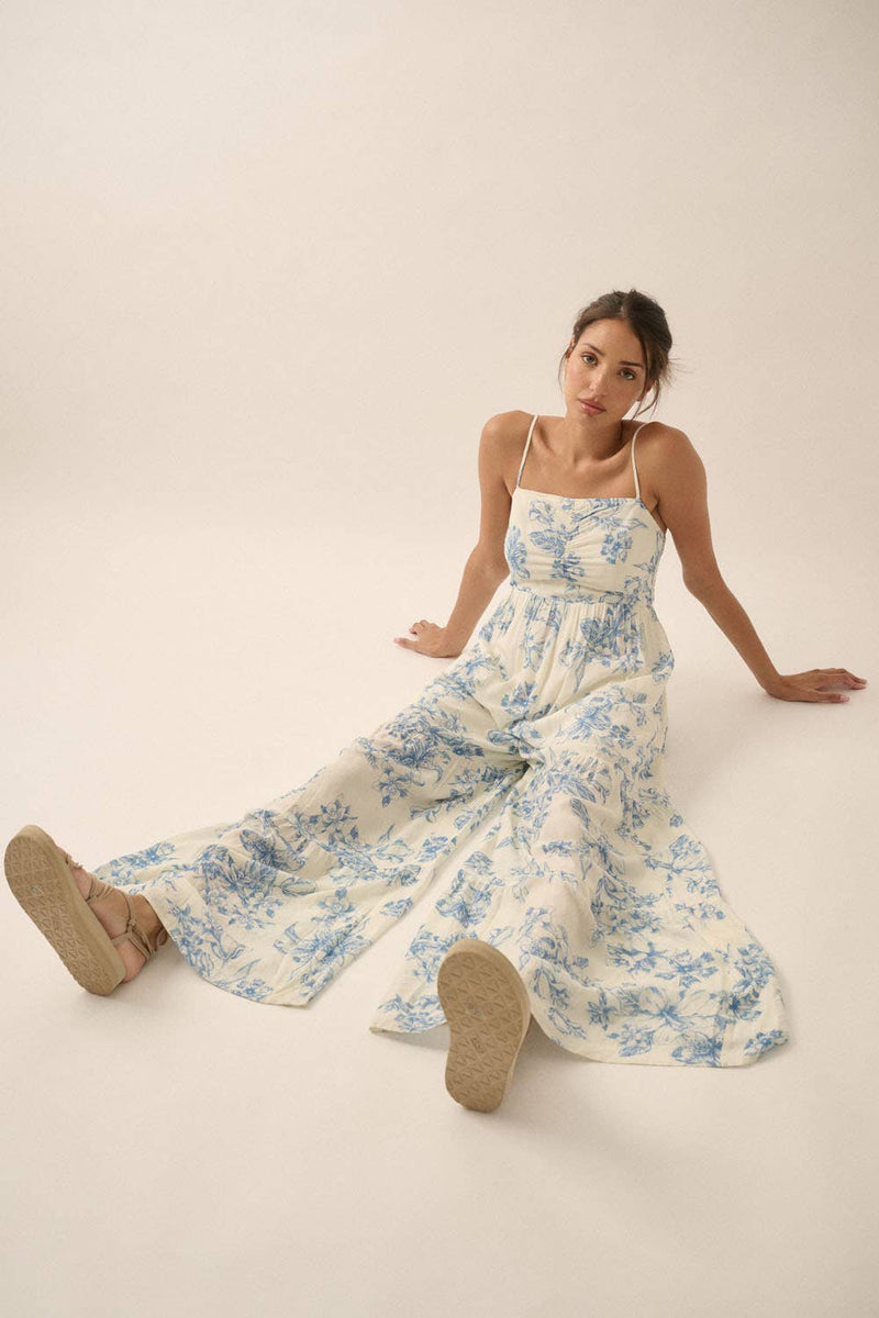 Floral Crepe Romper