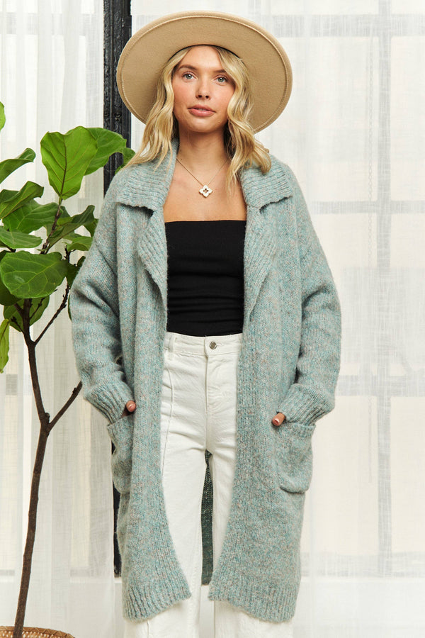 Blue Oyster Cardigan