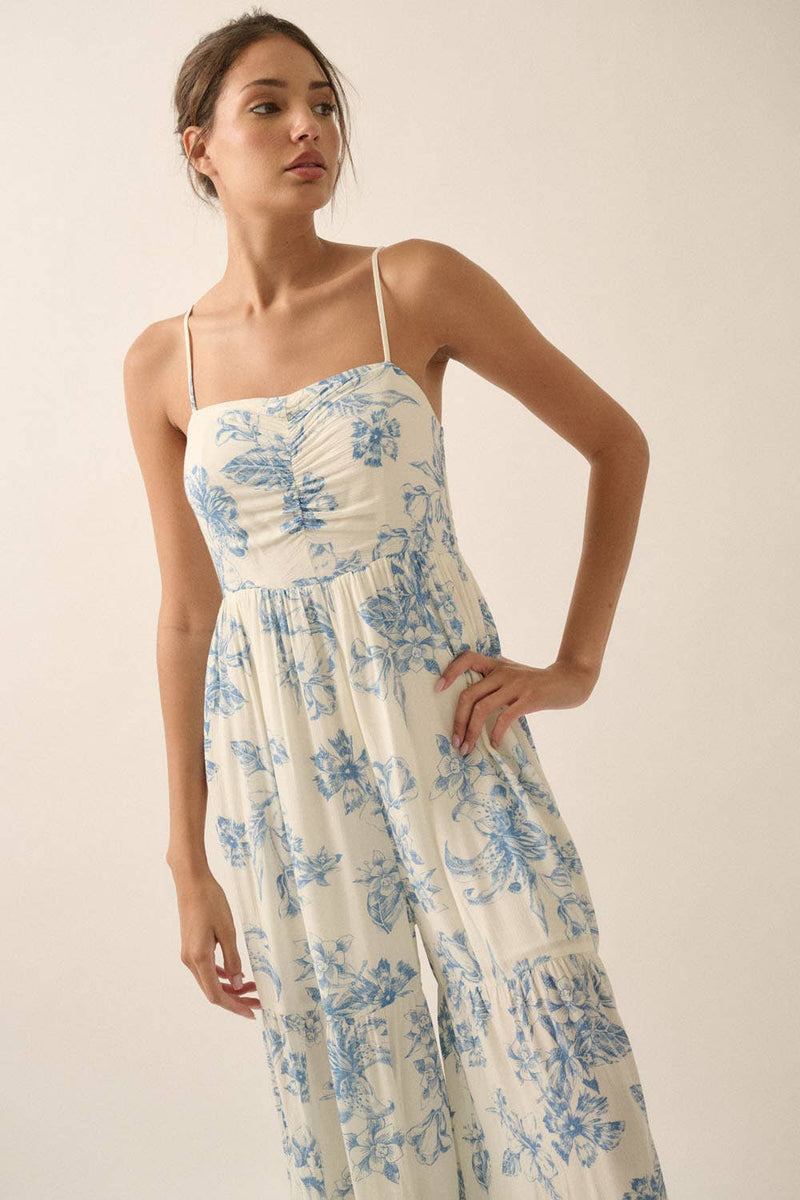 Floral Crepe Romper