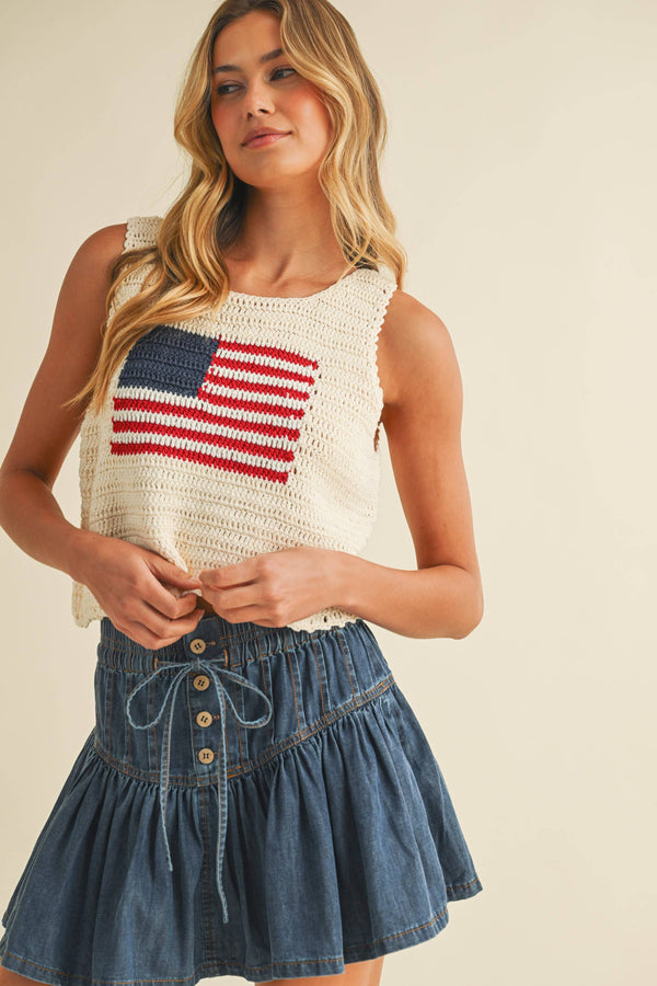 USA Knitted Tank