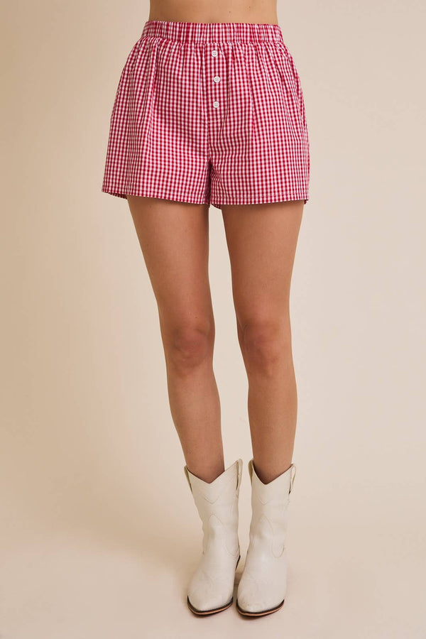 Picnic Gingham Boxer Shorts (PLUS)