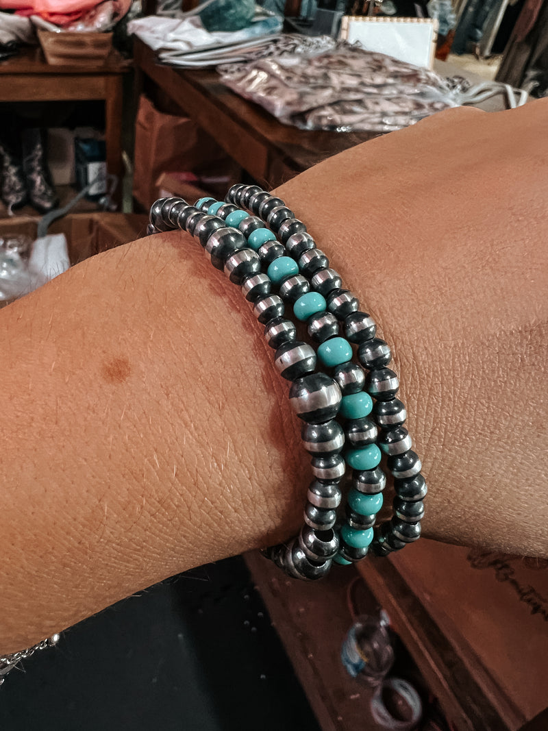 Stretchy Navajo Pearl Bracelets