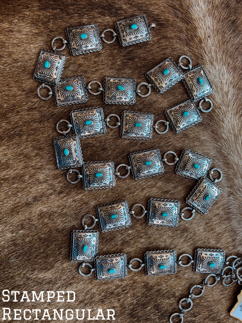 Small Concho Belts