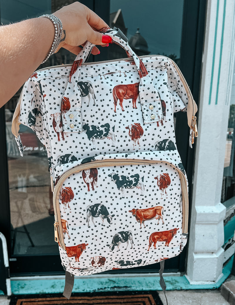Cows Diaper Bag