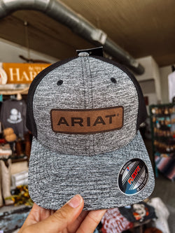 Heather Grey Keather Patch Logo Ariat Hat