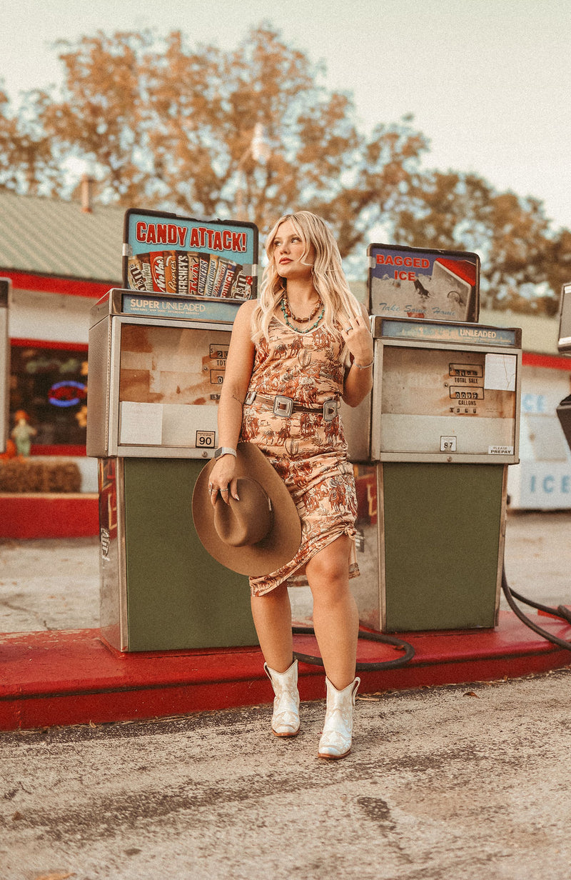 Cowboy Slip Dress