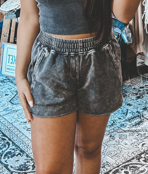 Comfy Mineral Wash Shorts