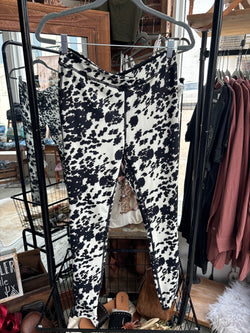 Cowprint leggings