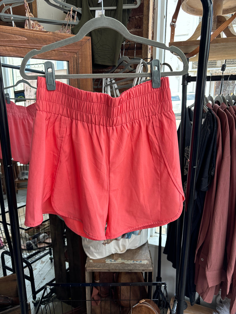 Neon Pink Athletic Shorts