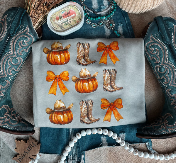 Boots and Pumpkins SS