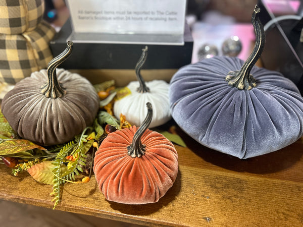 Felt Pumpkins