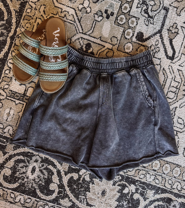 Comfy Mineral Wash Shorts