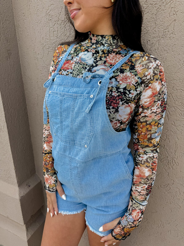 Beats Denim Romper