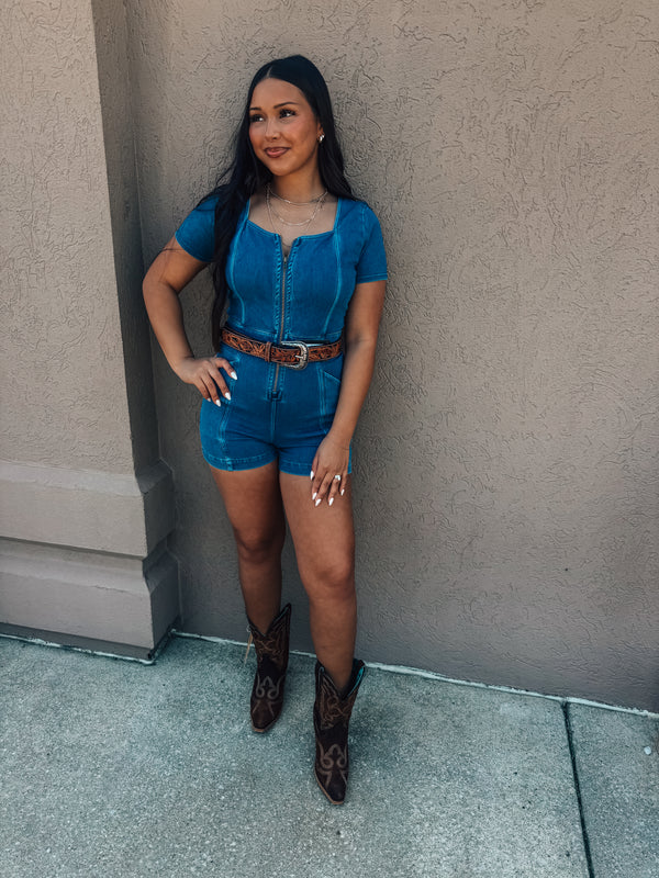 Daybreak Denim Romper