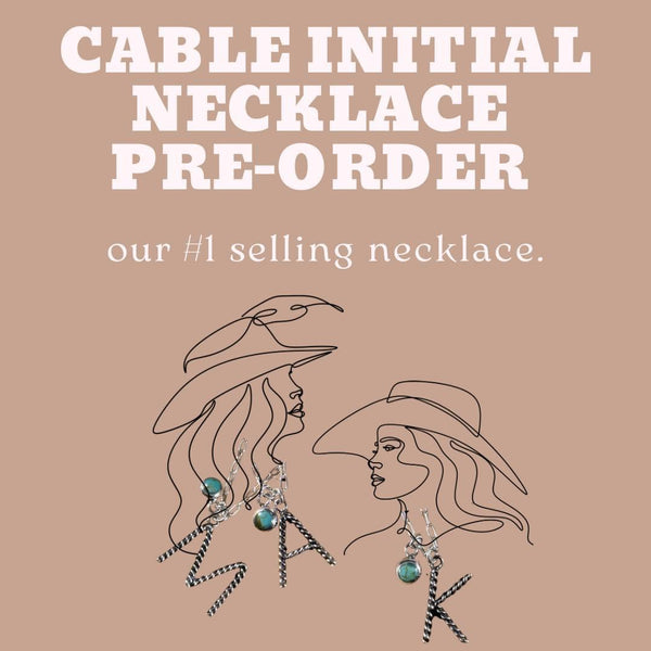 PRE-ORDER Initial Rope Necklace