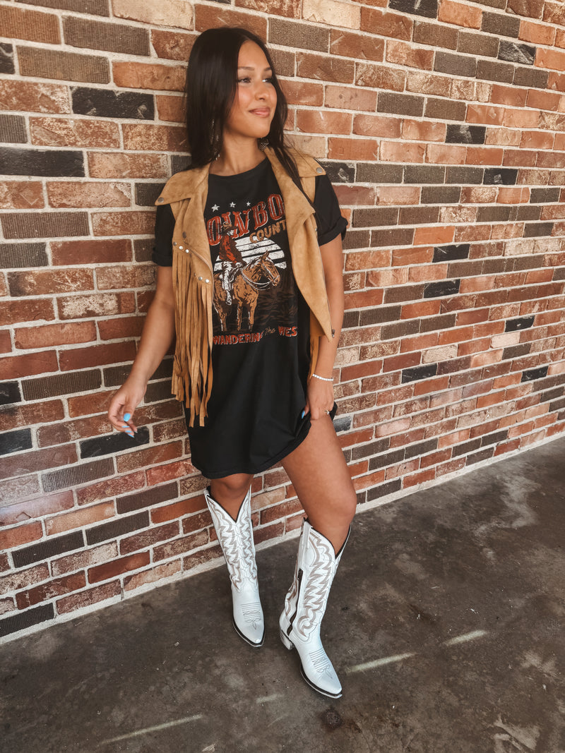 Cowboy Country Graphic Dress