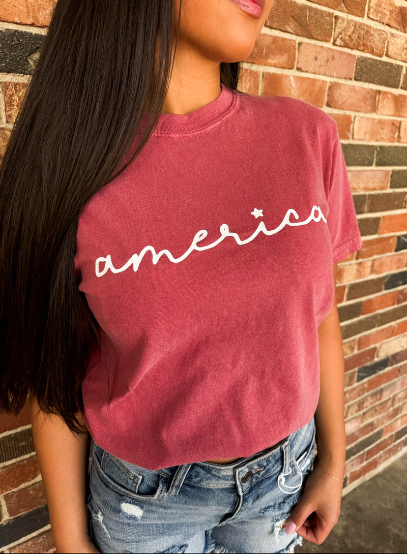 America - 4th of July Graphic Tee