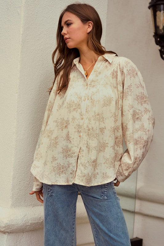 Desert Floral Top