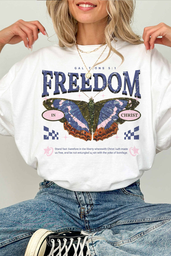 Freedom in Christ Oversized Tee